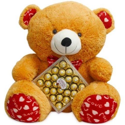 Deliver Softtoys with Flowers to Hyderabad